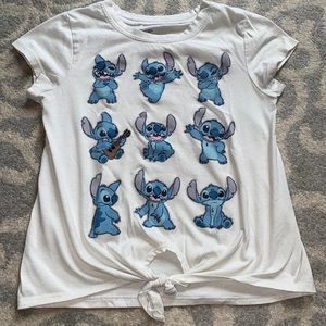 Girl tie front shirt Size M - Stitch